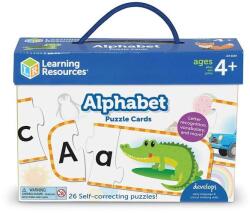 Learning Resources Set 26 de puzzle-uri Alfabet (3 piese) (LER6089) - evomag Puzzle