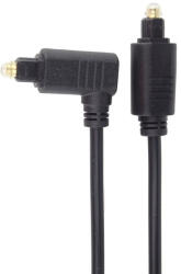 PremiumCord toslink optikai 90 fokos kábel 2m (KJTOS3-2) (KJTOS3-2)