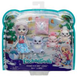 Mattel Enchantimals: Pristina Polar Bear & Glacier játékszett kisállatokkal - Mattel