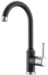 Metalac - Xgranit Arc N Metalac T03800 Mosogató Csaptelep - Szemcsés Fekete (T03800) - rent-xgranit