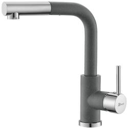 Metalac - Xgranit LUX S Metalac T03813 Mosogató Csaptelep - Kihúzható, Grafit (T03813) - rent-xgranit