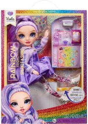 MGA Entertainment Rainbow High Rainbow High Sparkle & Shine Fashion Doll - Viola, Doll (427810-INT) - vexio Papusa