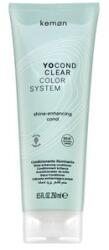 Kemon Yo Cond Color System Shine-Enhancing Cond balsam hrănitor pentru păr vopsit Clear 250 ml