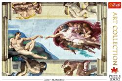 Trefl Puzzle Trefl din 1000 de piese - The Creation of Adam (10590) Puzzle