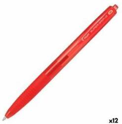 Pilot Stilou Pilot Supergrip G Roșu 0, 4 mm 1 mm (12 Unități)