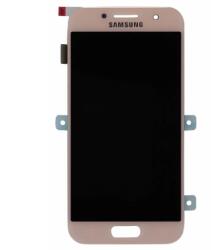 Samsung A320 Galaxy A3 (2017) LCD Kijelző+Érintőüveg, Rózsaszín, Pink (GH97-19732D) Gyári, Service Pack