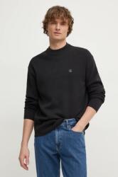 Calvin Klein pamut pulóver könnyű, fekete, J30J326741 - fekete XL