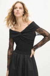 ANSWEAR body fekete, női, sima - fekete S/M - answear - 14 990 Ft