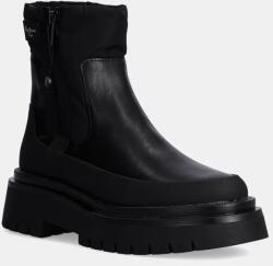 Pepe Jeans bokacsizma PLS50528 fekete, női, lapos talpú, QUEEN CHELSEA - fekete Női 36