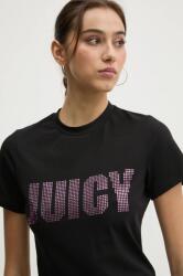 Juicy Couture t-shirt női, fekete, JCBCT125865 - fekete XL