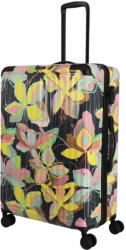 Travelite Cruise sárga virágos 4 kerekű nagy bőrönd (72649-87)
