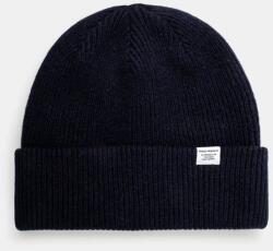 Norse Projects gyapjú sapka Czapka Norse Projects Norse Beanie N95-0569 7004 sötétkék, gyapjú - sötétkék Univerzális méret