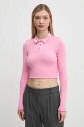 Tommy Hilfiger hosszú ujjú női, rózsaszín, DW0DW19369 - rózsaszín M