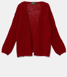 Benetton kardigán gyapjú keverékből piros, 136QC601M - piros 150