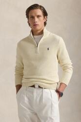 Ralph Lauren pamut pulóver meleg, sötétkék, 710859939 - bézs L