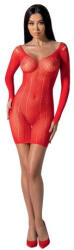 Passion - BS101 Net Dress - Red
