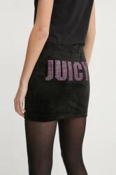 Juicy Couture szoknya fekete, mini, ceruza fazonú, JCBGS125864 - fekete S