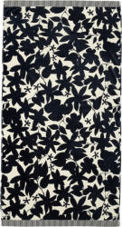 Essenza Prosop de plajă Imara 100 x 180 cm alb cu negru (101604-100-01) Prosop