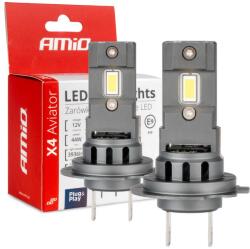 AMiO -03764 X4 Aviator H7 / H18 6500K Canbus Led izzó