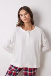 Women'Secret hosszú ujjú pizsama MIX AND MATCH PERFECT MATCH női, bézs, 3278427 - bézs M