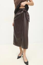 Answear Lab szoknya barna, midi, egyenes - barna M - answear - 15 990 Ft