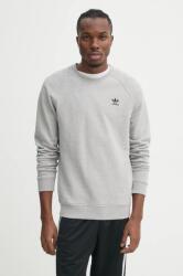 Adidas pamut melegítőfelső Essential szürke, férfi, melange, JD2413 - szürke L