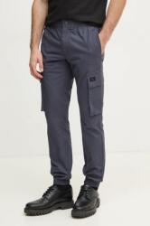 Calvin Klein nadrág férfi, sötétkék, testhezálló, J30J327614 - sötétkék 32