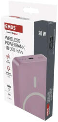 EMOS Powerbank WI 1046, 10 000 mAh, 20 W+Wireless, lazac B0551S (B0551S)