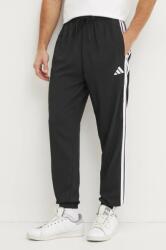 Adidas nadrág Essentials fekete, férfi, mintás, IM7841 - fekete L