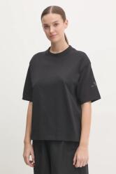 adidas pamut póló Essentials női, fekete, JD3081 - fekete XL