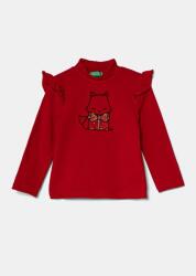 Benetton hosszú ujjú piros, félgarbó nyakú, 3Q8DG10GG - piros 110
