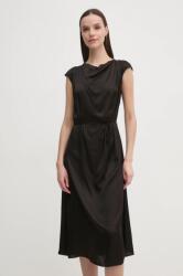 Benetton ruha fekete, midi, harang alakú, 4FWVDV0AB - fekete XS