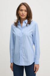 Calvin Klein pamut ing női, galléros, regular, K20K207670 - kék 34