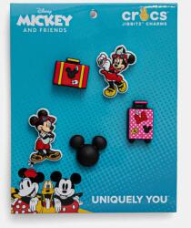 Crocs gyerek papucs dísz Mickey Vacation 5 db fekete, 10013564 - fekete Univerzális méret