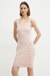 GUESS ruha gyapjú keverékből SARAH - rózsaszín L