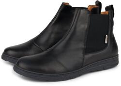 Vlnka Férfi bőr félcipő Viktor, fekete felnőtt cipő méret 43