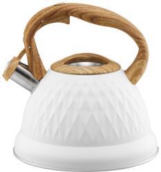 AMBITION Ceainic inox 2.5L(2.8L), crem, Rombo (42784)