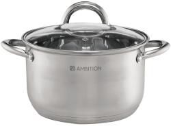 Ambition Oala inox cu capac 24cm, 6.1L, Solar (44472)