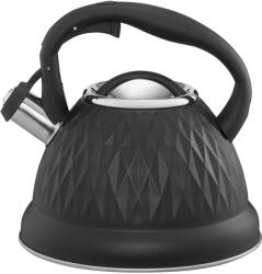 AMBITION Ceainic inox 2.5L(2.8L), negru, Rombo (42785)