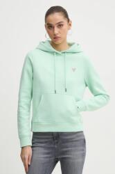 Guess Jeans felső sötétkék, női, sima, kapucnis, W4YQ04 KC811 - zöld S