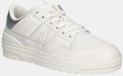 Tommy Hilfiger bőr sportcipő FEMININE BASKET SNEAKER bézs, FW0FW08326 - bézs Női 40