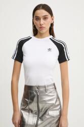 Adidas t-shirt 3S SLIM TEE női, fehér, JD0834 - fehér L