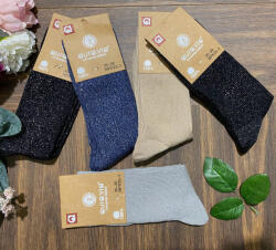 aura. via csillogó zokni 5pár/cs vegyes szin (NPX33-1)