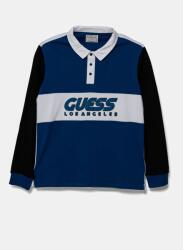GUESS gyerek pamut hosszú ujjú felső mintás, L5RP00 KCNQ4 - kék 122-125