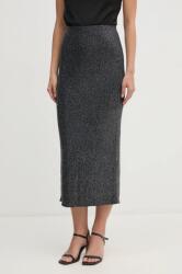 United Colors of Benetton szoknya fekete, midi, ceruza fazonú, 4RO6D0046 - fekete M