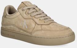 Calvin Klein Jeans nubuk tornacipő CLASSIC CUPSOLE WAVE MG CS bézs, YM0YM01256 - bézs Férfi 42