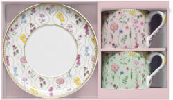 Easy Life Porcelán csésze szett - 240ml - Coffee Mania, Meadow Flowers