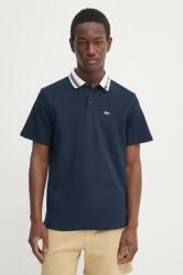 Tommy Jeans poló sötétkék, férfi, sima, DM0DM20225 - sötétkék M
