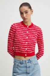 Tommy Jeans pulóver piros, női, DW0DW19340 - piros L
