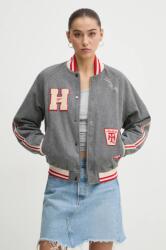 Tommy Jeans rövid kabát női, szürke, átmeneti, DW0DW20547 - szürke XS
